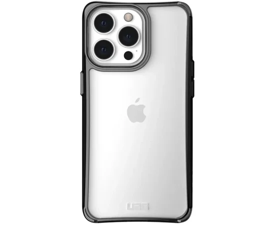 Чехол TPU UAG PLYO series для Apple iPhone 12 Pro / 12 (6.1") Прозрачный / Черный