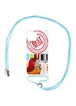 Чехол TPU Crossbody Street Style для Apple iPhone 12 Pro / 12 (6.1") Ice cream / Бирюзовый