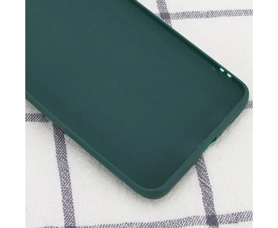 Силиконовый чехол Candy Full Camera для Apple iPhone 12 (6.1") Зеленый / Forest green