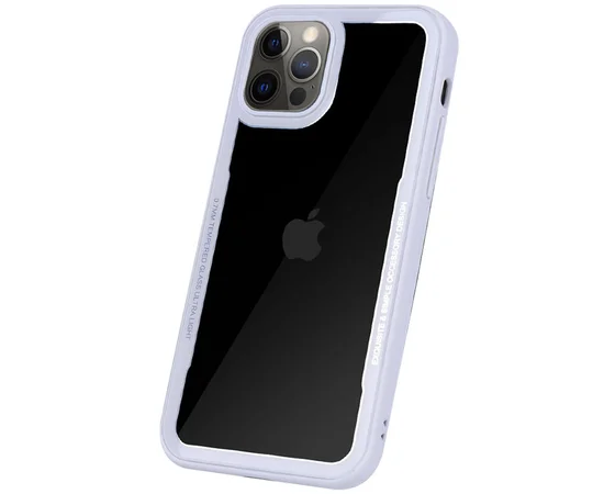 TPU+PC чехол G-Case Shock Crystal для Apple iPhone 12 Pro / 12 (6.1") Белый