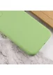 Силиконовый чехол Candy Full Camera для Apple iPhone 12 (6.1") Фисташковый