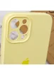 Чохол Silicone Case Full Camera Protective (AA) Apple iPhone 12 Pro (6.1") Жовтий / Mellow Yellow