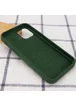 Чехол Silicone Case Full Protective (AA) для Apple iPhone 12 Pro / 12 (6.1") Зеленый / Army green