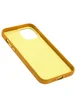 Кожаный чехол Croco Leather для Apple iPhone 12 Pro / 12 (6.1") Yellow