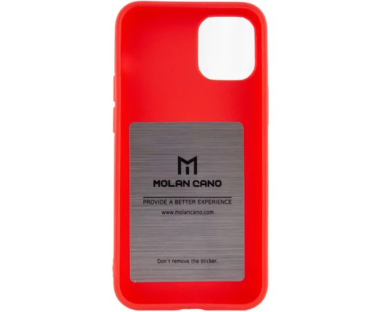 TPU чехол Molan Cano Smooth для Apple iPhone 12 Pro / 12 (6.1") Красный