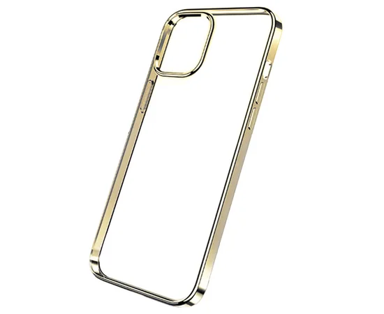 TPU чехол G-Case Shiny Series для Apple iPhone 12 Pro / 12 (6.1") Золотой