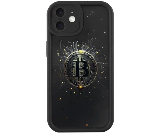 TPU чехол Prestige для Apple iPhone 12 (6.1") Bitcoin