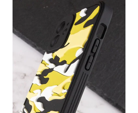 Чохол TPU+PC Army Collection для Apple iPhone 12 (6.1") Жовтий