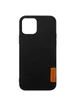 Кожаная накладка G-Case Sheep Skin Dark Series для Apple iPhone 12 Pro / 12 (6.1") Черный
