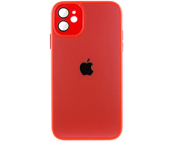 Чехол TPU+Glass Sapphire Midnight для Apple iPhone 12 (6.1") Красный / Red