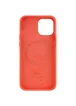 Чохол Silicone case (AAA) full with Magsafe and Animation для Apple iPhone 12 Pro / 12 (6.1 ") Помаранчевий / Pink citrus