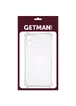 TPU чехол GETMAN Ease logo усиленные углы для Apple iPhone 12 (6.1") Прозрачный / Transparent