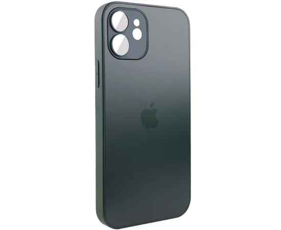 Чехол TPU+Glass Sapphire matte case для Apple iPhone 12 (6.1") Cangling Green