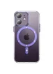 Чехол TPU+PC Colorful with MagSafe для Apple iPhone 12 (6.1") Purple