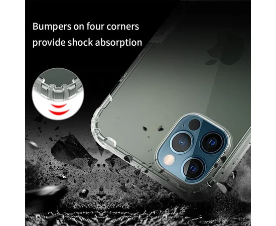 TPU чехол Nillkin Nature Series для Apple iPhone 12 Pro / 12 (6.1") Бесцветный (прозрачный)