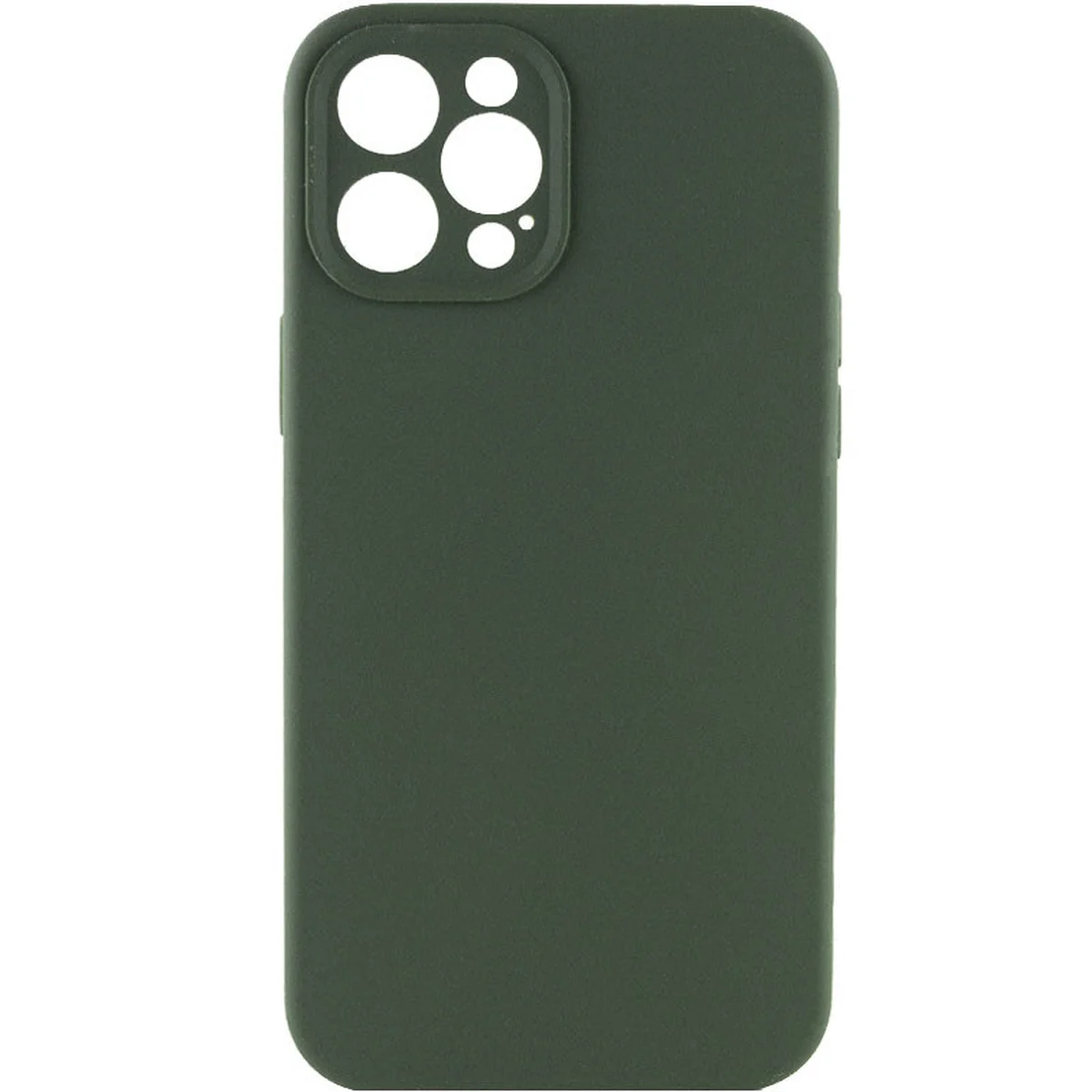 Чехол Silicone Case Lakshmi Square Full Camera для Apple iPhone 12 Pro (6.1") Зеленый / Cyprus Green