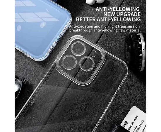 Чехол TPU Starfall Clear для Apple iPhone 12 Pro (6.1") Прозрачный