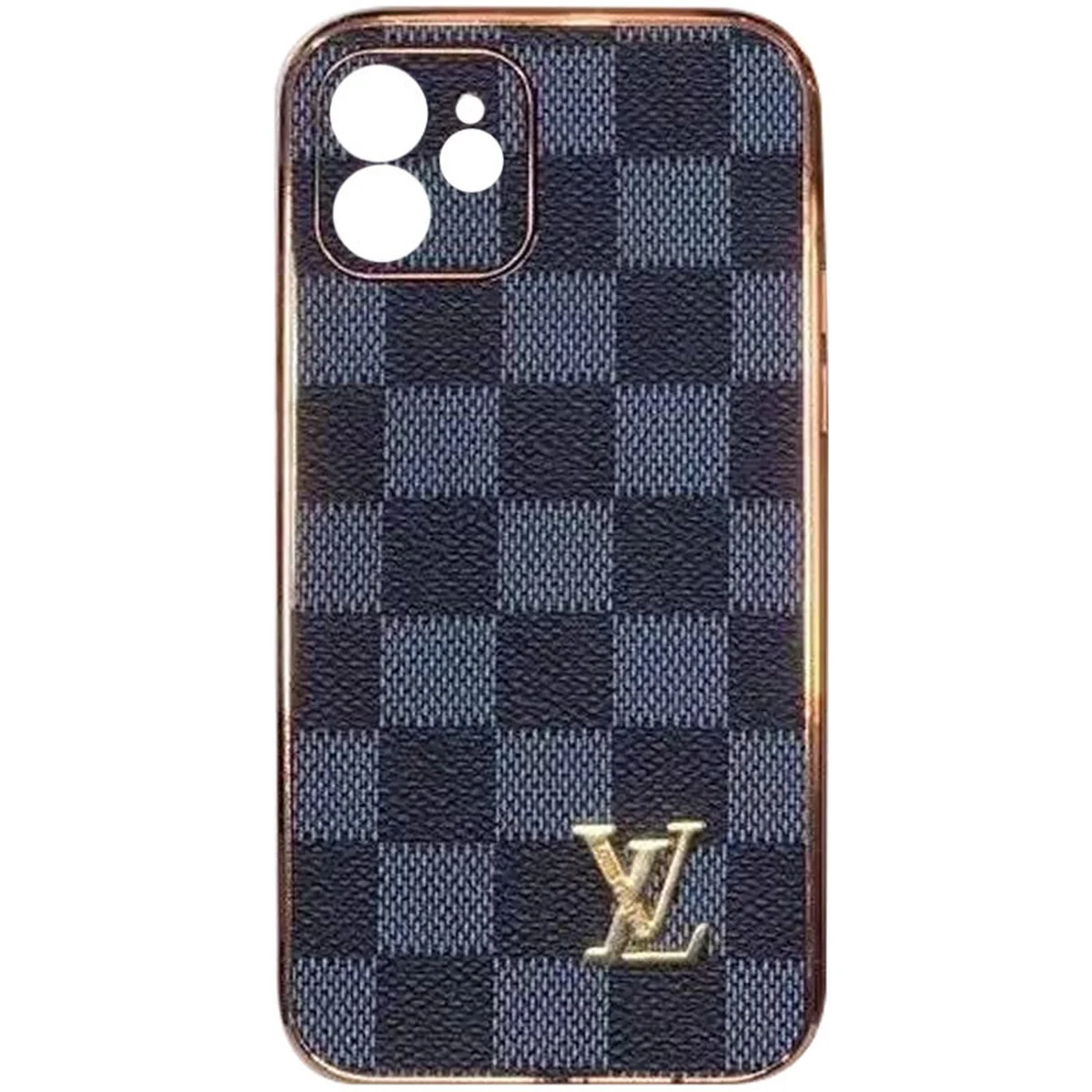 TPU чехол LV Full Camera для Apple iPhone 12 (6.1") Серый