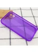 Чехол TPU Glossy Line Full Camera для Apple iPhone 12 (6.1") Сиреневый