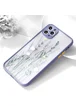 TPU+PC чехол Picture Color Buttons full camera для Apple iPhone 12 Pro (6.1") Lavender Grey / Цветы