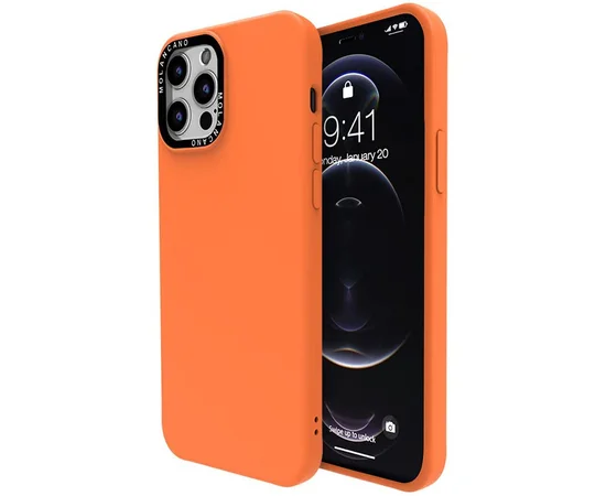 TPU чехол Molan Cano MIXXI для Apple iPhone 12 Pro / 12 (6.1") Оранжевый