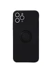 Чехол TPU Candy Ring Full Camera для Apple iPhone 12 Pro (6.1") Черный / Black