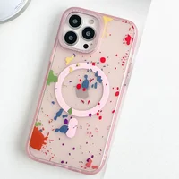 Чехол TPU+PC Flush with MagSafe для Apple iPhone 12 Pro / 12 (6.1") Baby pink