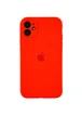 Чехол Silicone Case Full Camera Protective (AA) для Apple iPhone 12 (6.1") Красный / Red / PVH