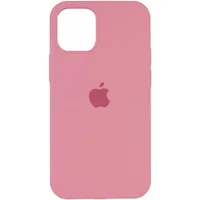 Чехол Silicone Case Full Protective (AA) для Apple iPhone 12 Pro / 12 (6.1") Розовый / Light pink
