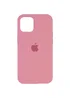 Чехол Silicone Case Full Protective (AA) для Apple iPhone 12 Pro / 12 (6.1") Розовый / Light pink