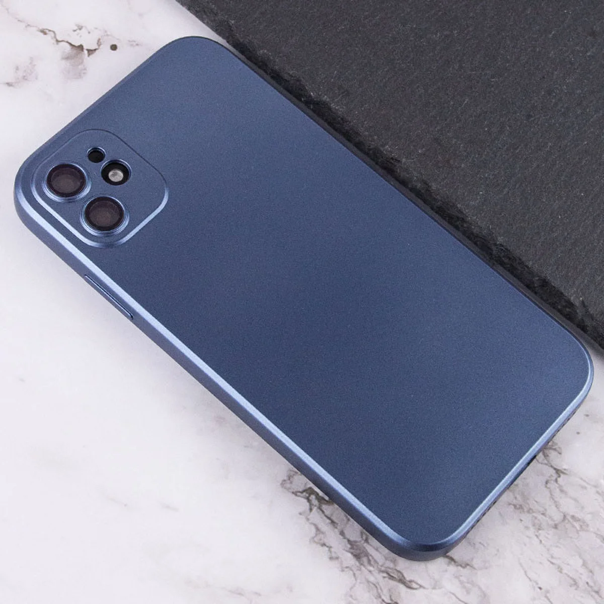 Чехол ультратонкий TPU Serene для Apple iPhone 12 (6.1") Blue