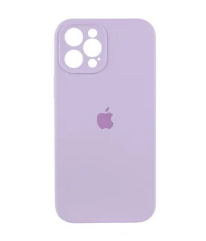 Чехол Silicone Case Full Camera Protective (AA) для Apple iPhone 12 Pro (6.1") Сиреневый / Lilac