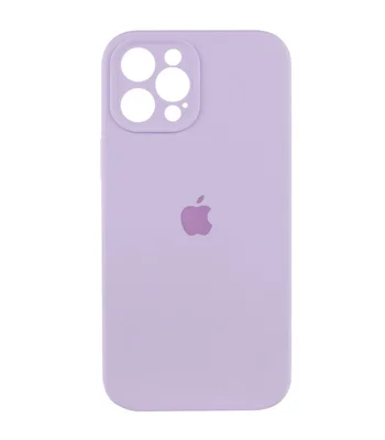 Чохол Silicone Case Full Camera Protective (AA) для Apple iPhone 12 Pro (6.1") Бузковий / Lilac