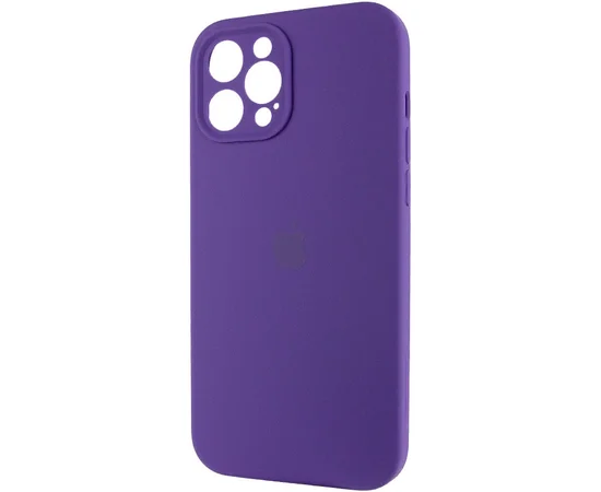 Чохол Silicone Case Full Camera Protective (AA) для Apple iPhone 12 Pro (6.1") Фіолетовий / Amethyst