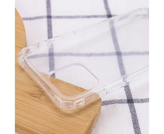 Чехол TPU Crossbody Transparent для Apple iPhone 12 Pro / 12 (6.1") Персиковый