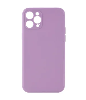 Силиконовый чехол Candy Full Camera для Apple iPhone 12 Pro (6.1") Сиреневый / Dasheen