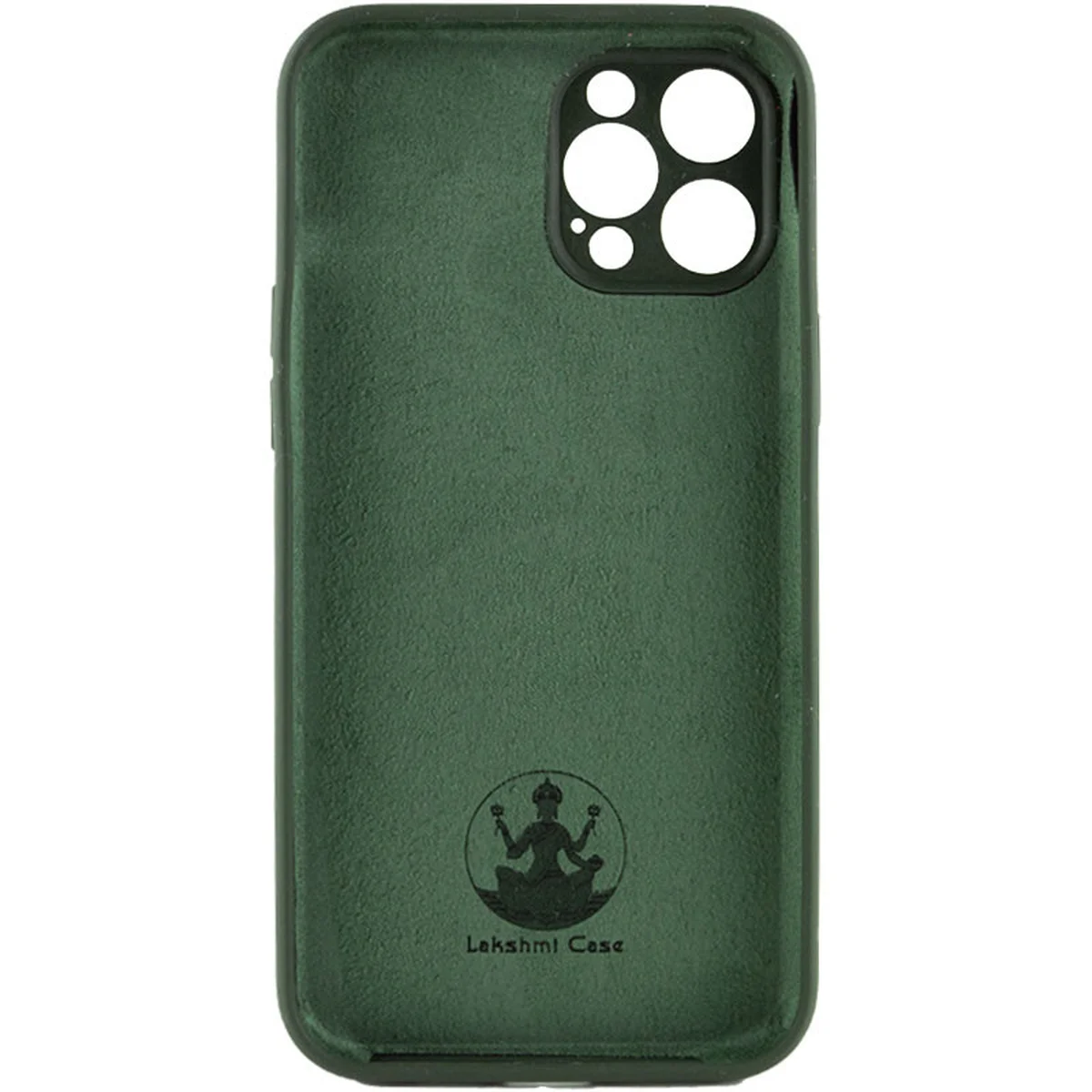 Чехол Silicone Case Lakshmi Square Full Camera для Apple iPhone 12 Pro (6.1") Зеленый / Cyprus Green