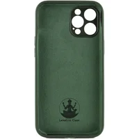 Чехол Silicone Case Lakshmi Square Full Camera для Apple iPhone 12 Pro (6.1") Зеленый / Cyprus Green