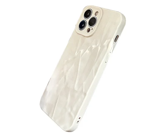 Чехол TPU Texture для Apple iPhone 12 Pro (6.1") White