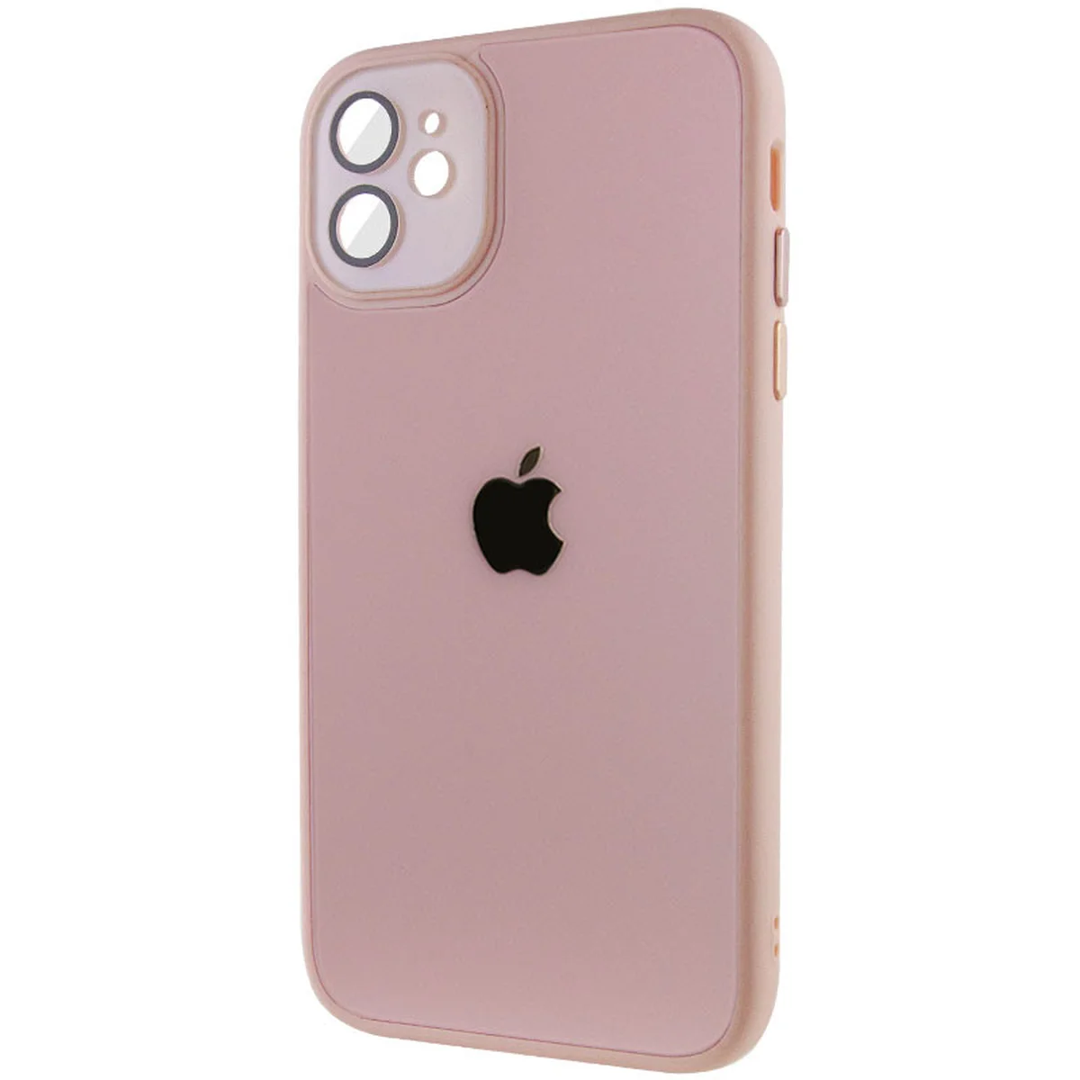 Чехол TPU+Glass Sapphire Midnight для Apple iPhone 12 (6.1") Розовый / Pink Sand