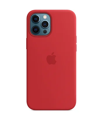 Чохол Silicone case (AAA) full with Magsafe and Animation для Apple iPhone 12 Pro / 12 (6.1 ") Червоний / Red
