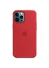 Чохол Silicone case (AAA) full with Magsafe and Animation для Apple iPhone 12 Pro / 12 (6.1 ") Червоний / Red
