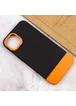 Чохол TPU+PC Bichromatic для Apple iPhone 12 Pro / 12 (6.1") Black / Orange