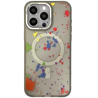 Чохол TPU+PC Flush with MagSafe для Apple iPhone 12 Pro / 12 (6.1") Titanium grey