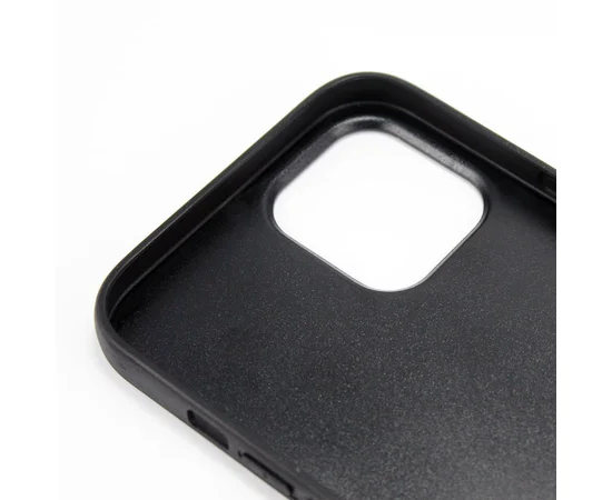 Кожаная накладка G-Case Sheep Skin Dark Series для Apple iPhone 12 Pro / 12 (6.1") Черный