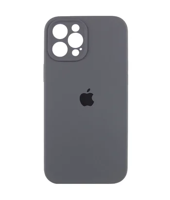 Чохол Silicone Case Full Camera Protective (AA) Apple iPhone 12 Pro (6.1") Сірий / Dark Gray