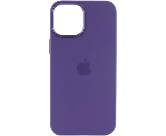 Чохол Silicone case (AAA) full with Magsafe and Animation для Apple iPhone 12 Pro / 12 (6.1") Фіолетовий / Amethyst