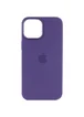 Чохол Silicone case (AAA) full with Magsafe and Animation для Apple iPhone 12 Pro / 12 (6.1") Фіолетовий / Amethyst