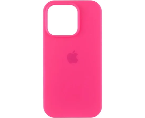 Чехол Silicone Case (AA) Logo with MagSafe для Apple iPhone 12 Pro / 12 (6.1") Розовый / Barbie pink