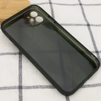 Чехол TPU Glossy Line Full Camera для Apple iPhone 12 (6.1") Черный